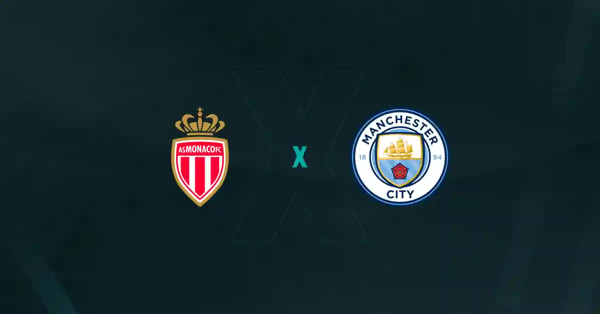 escudos AS Monaco x Manchester City