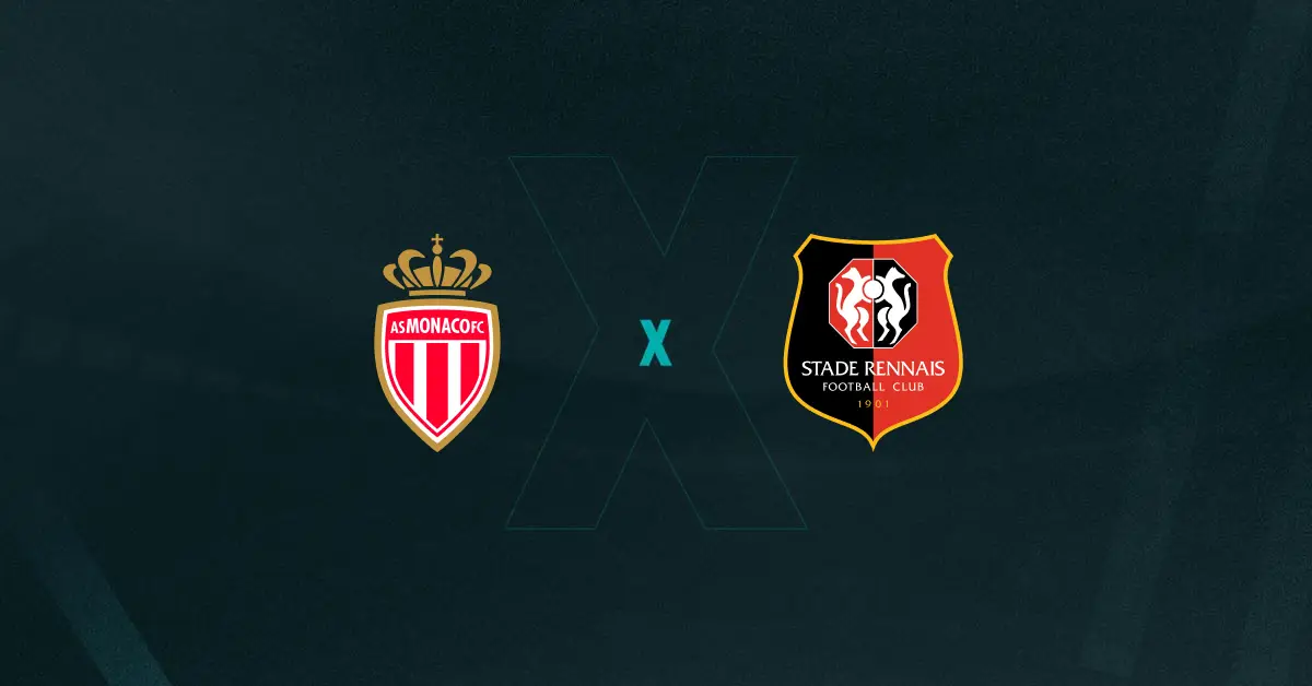 Escudos de Monaco e Rennes