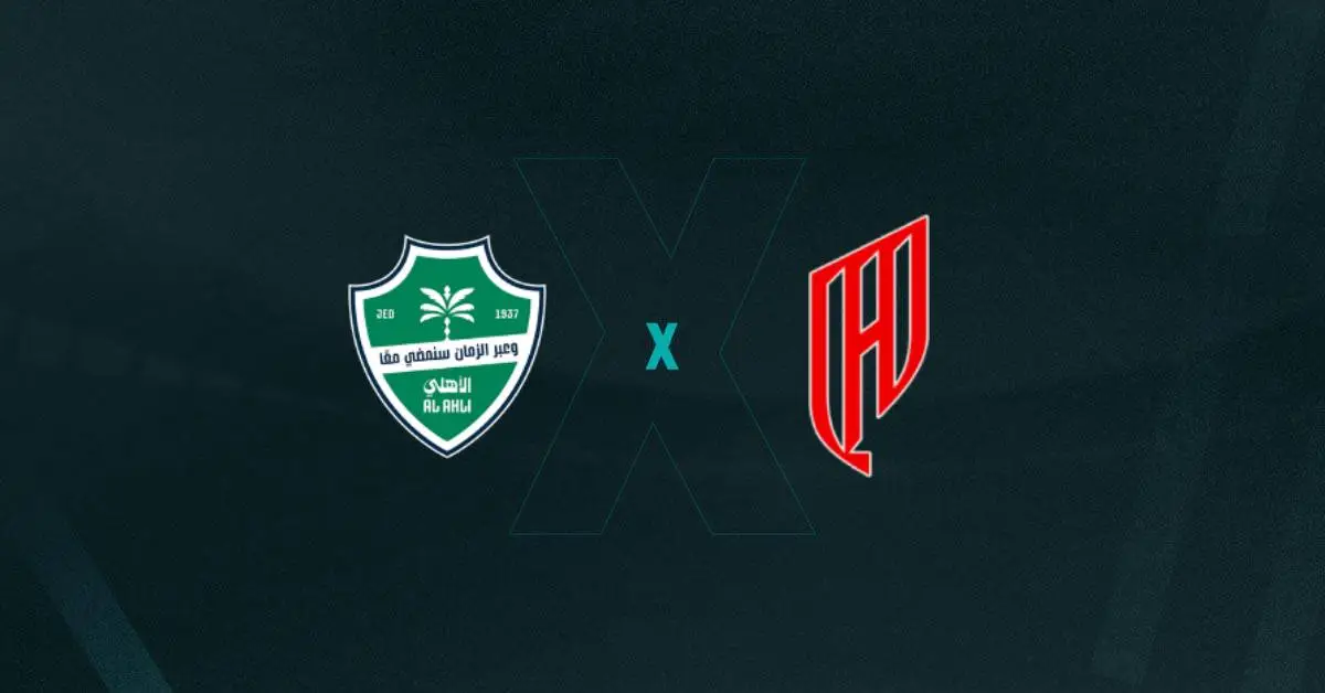Escudos de Al-Ahli x Al-Qadisiah, que duelam pelas quartas de final da Copa do Rei Saudita