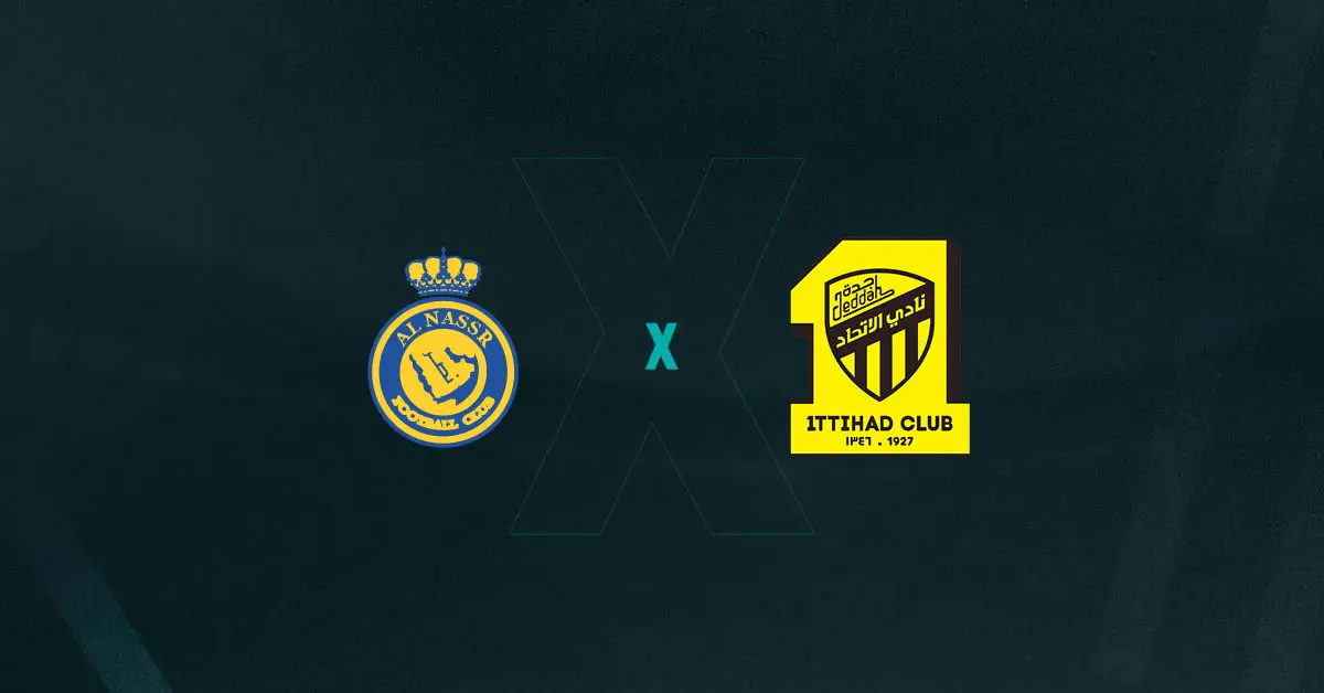 Escudos de Al-Nassr x Al-Ittihad