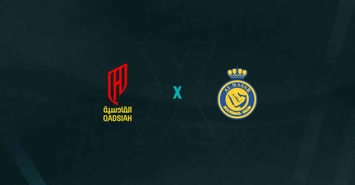 Escudos de Al-Qadsiah x Al-Nassr
