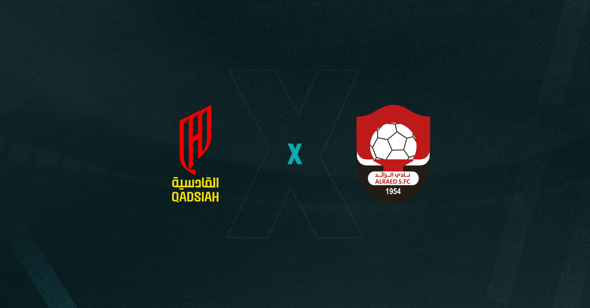 Al-Qadsiah e Al-Raed se enfrentam pelo Campeonato Saudita.