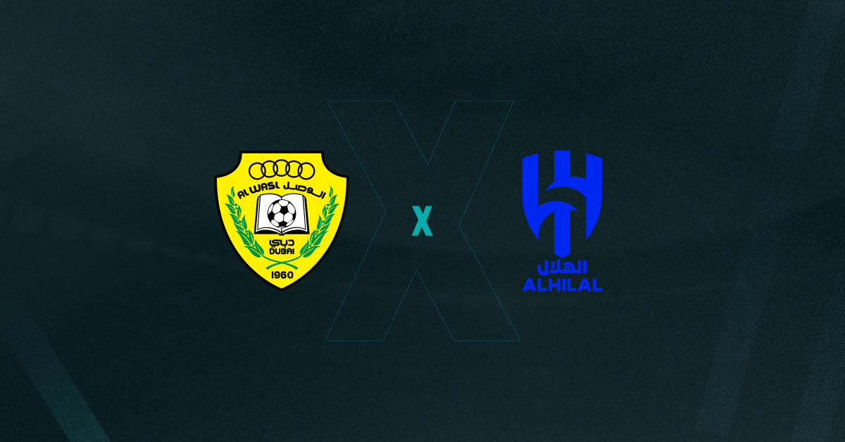 Escudos de Al-Wasl e Al-Hilal, que duelam pela Champions League Asiática