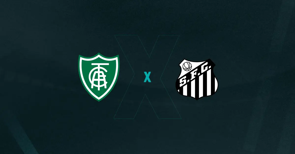 Escudos de América-MG x Santos