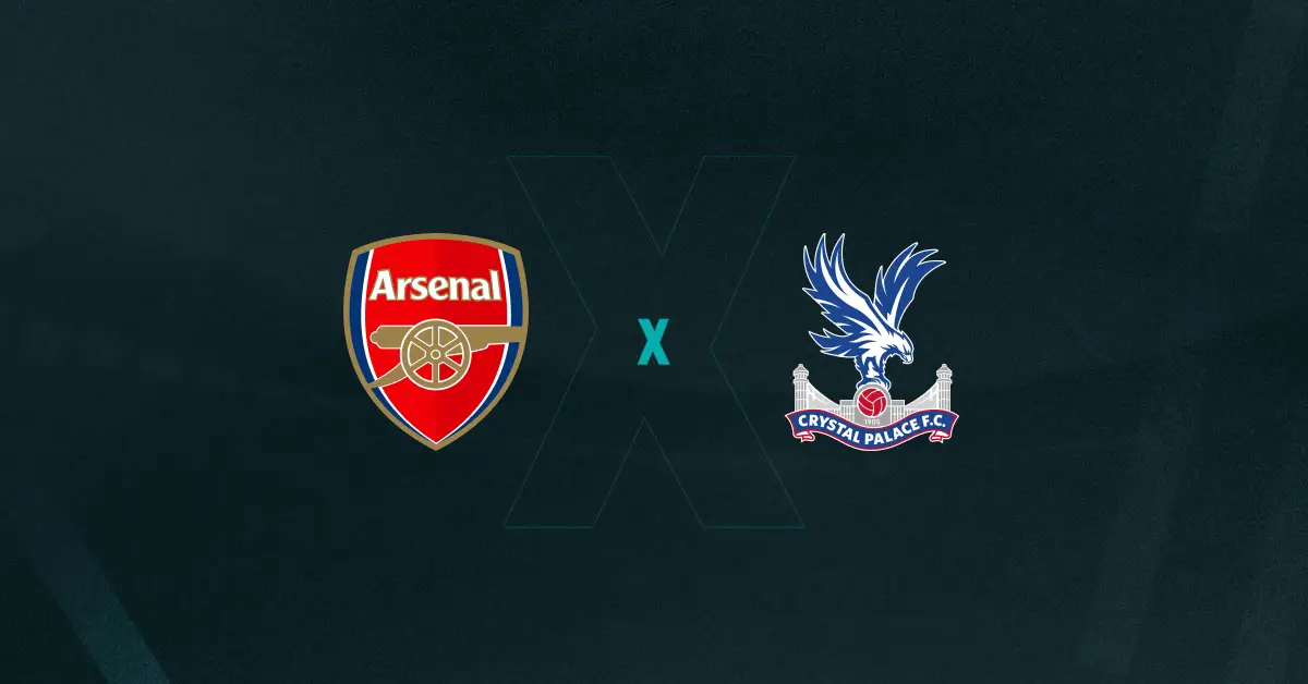 escudos de Arsenal x Crystal Palace