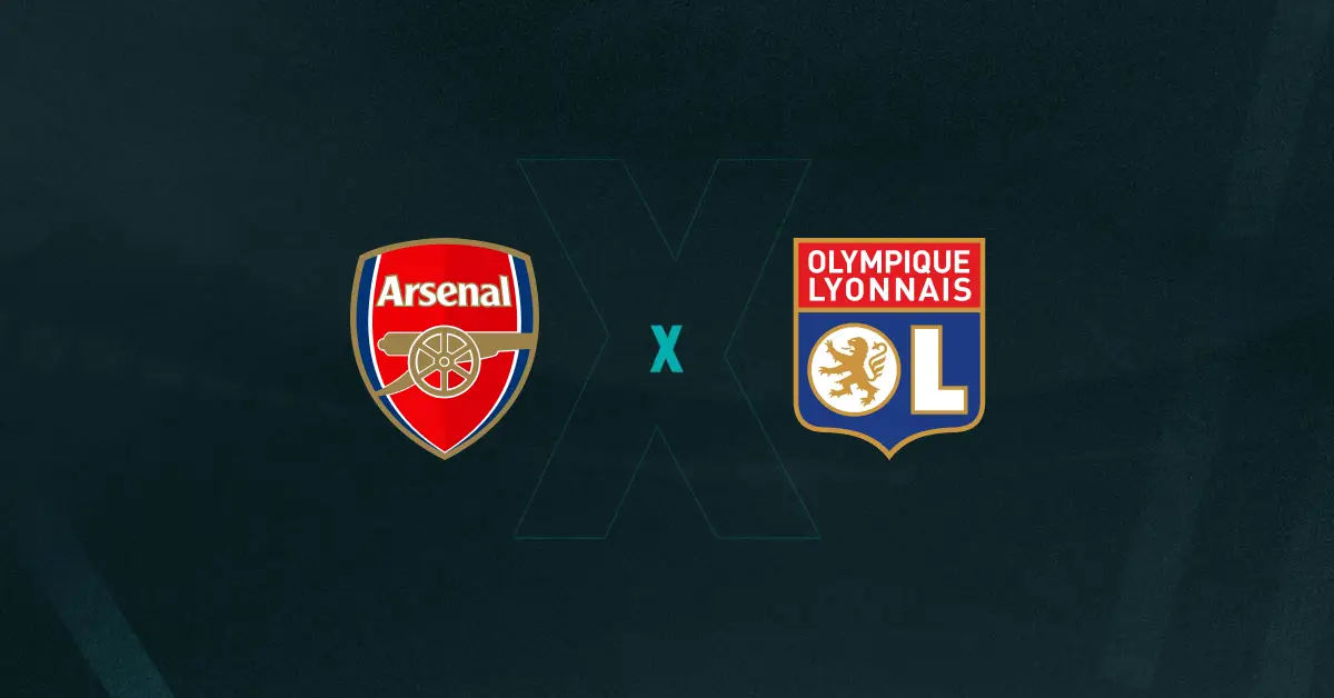 escudos de Arsenal x Lyon