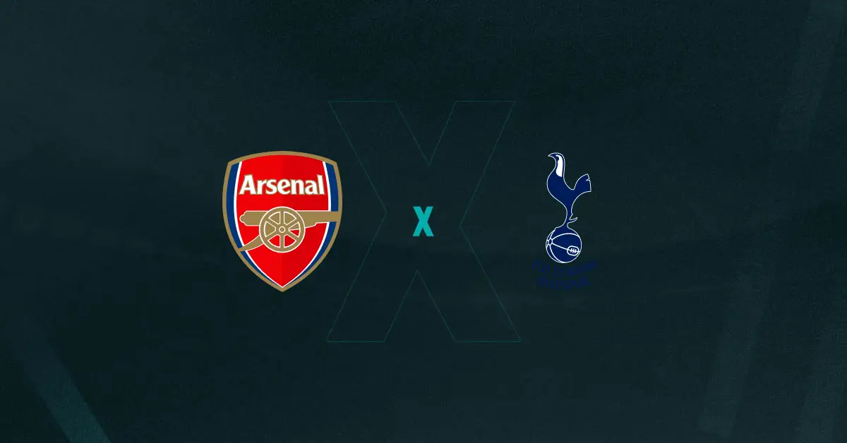 Escudos de Arsenal x Tottenham