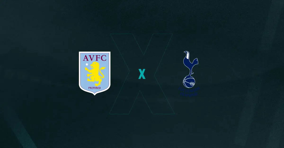 Escudos de Aston Villa x Tottenham
