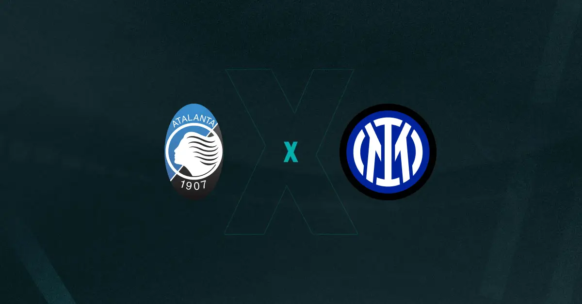 Escudos de Atalanta x Inter de Milão