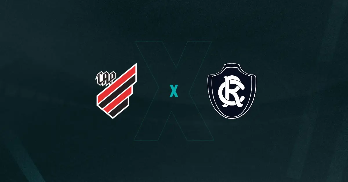 Escudos de Athletico-PR e Remo, que duelam pela Série B