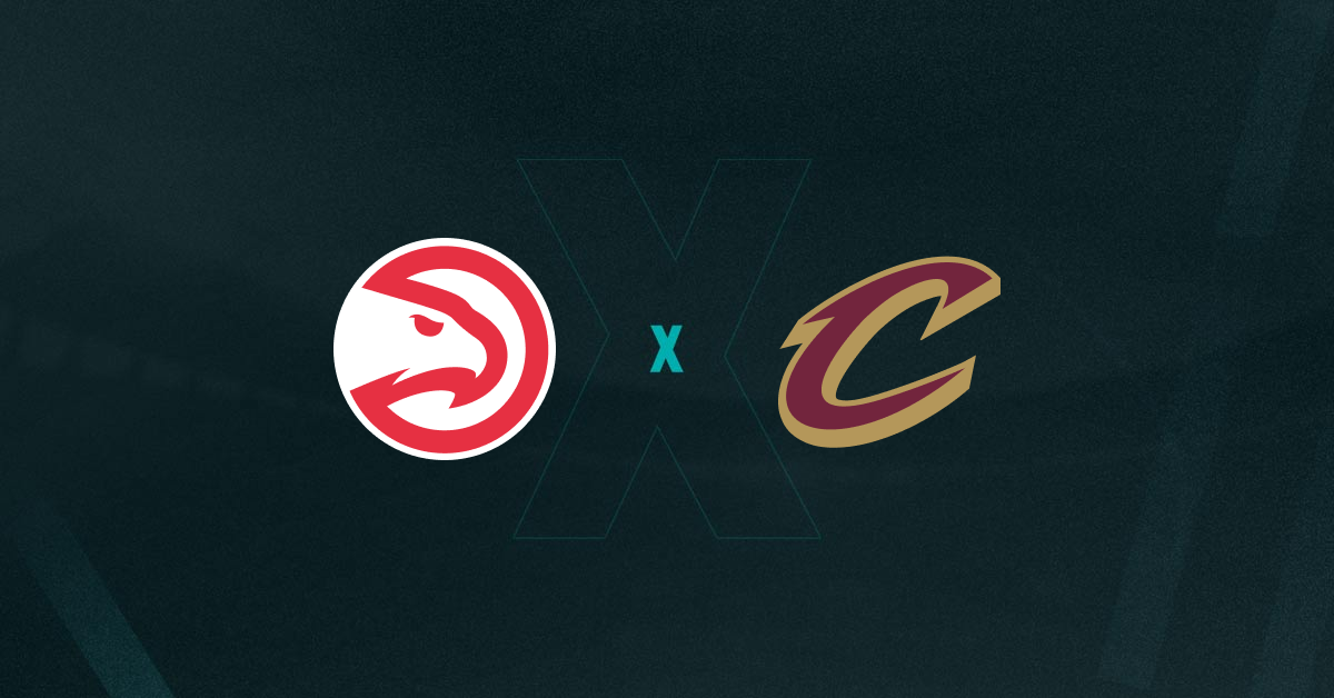 Atlanta Hawks enfrenta o Cleveland Cavaliers na partida da NBA.