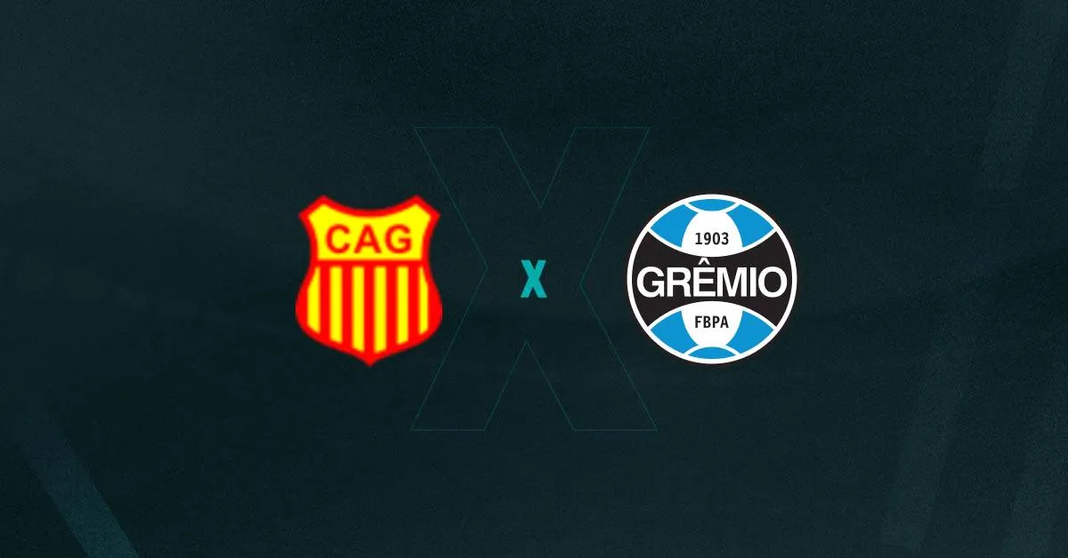 Escudos de Atlético Grau e Grêmio, que duelam pela Copa Sul-Americana