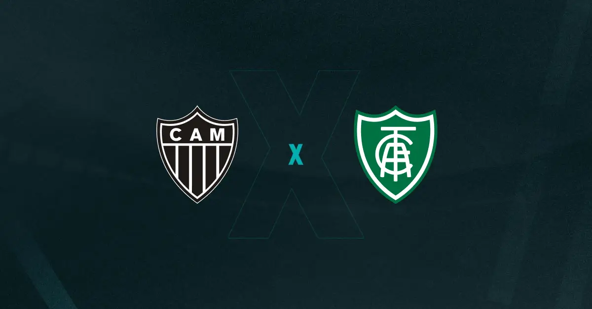 Escudos de Atlético-MG x América-MG
