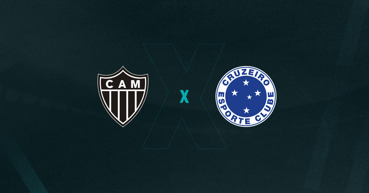 Escudos de Atlético-MG x Cruzeiro, que fazem amistoso pela FC Series