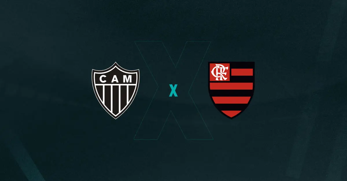 Escudos de Atlético-MG x Flamengo