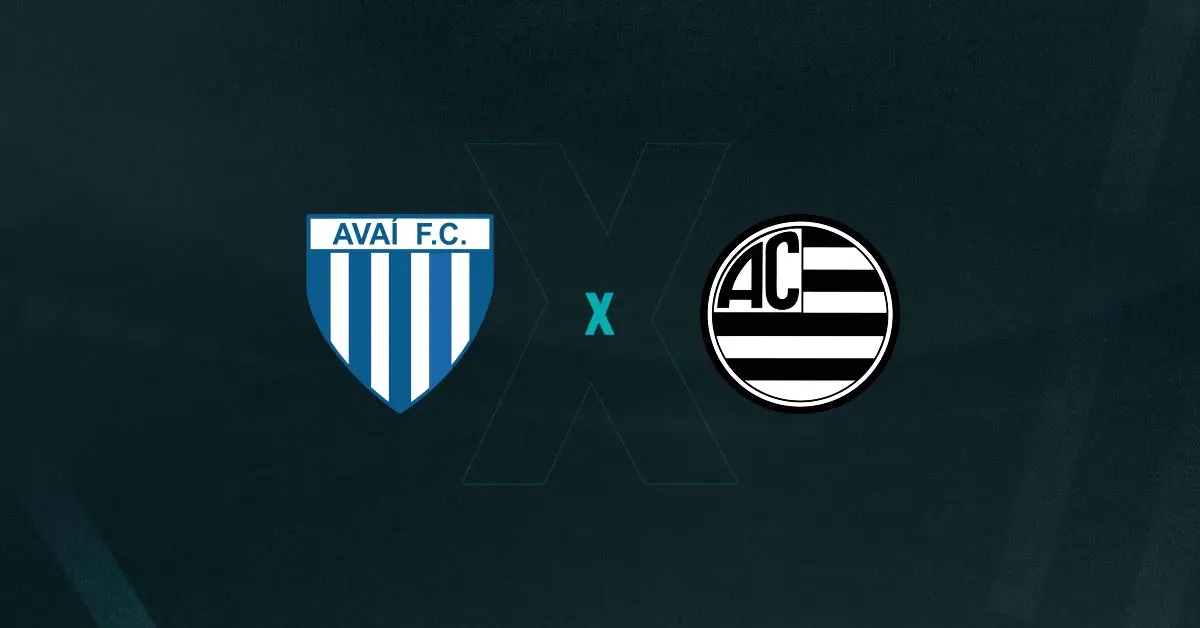 Escudos de Avaí e Athletic Club, que duelam pela Série B