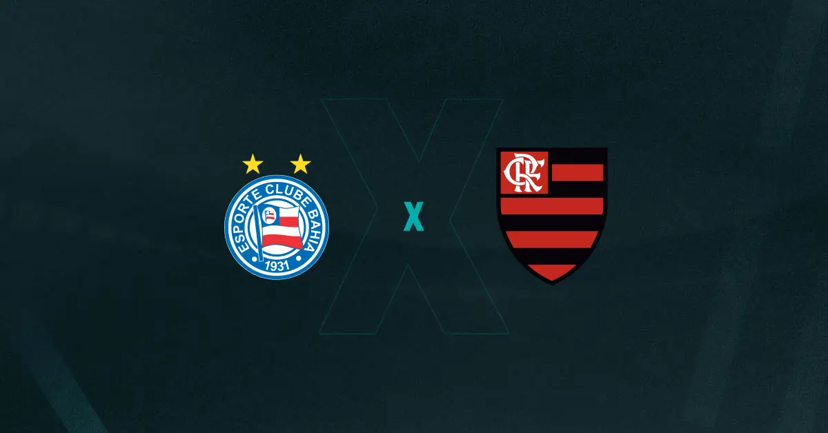 escudos de Bahia x Flamengo