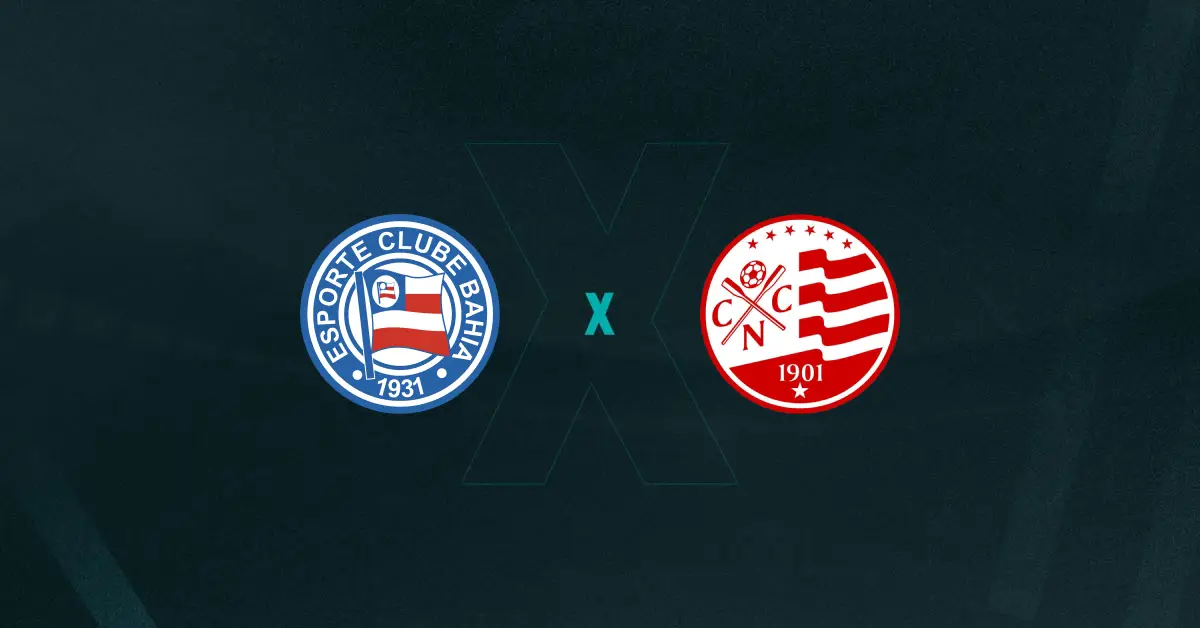 Escudos de Bahia e Náutico, que duelam pela Copa do Nordeste