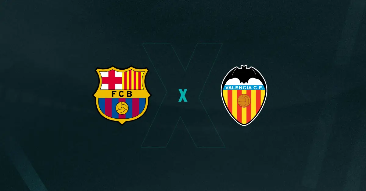 escudos de Barcelona x Valencia