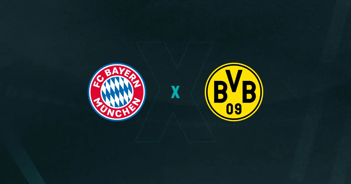 Escudos de Bayern de Munique x Borussia Dortmund