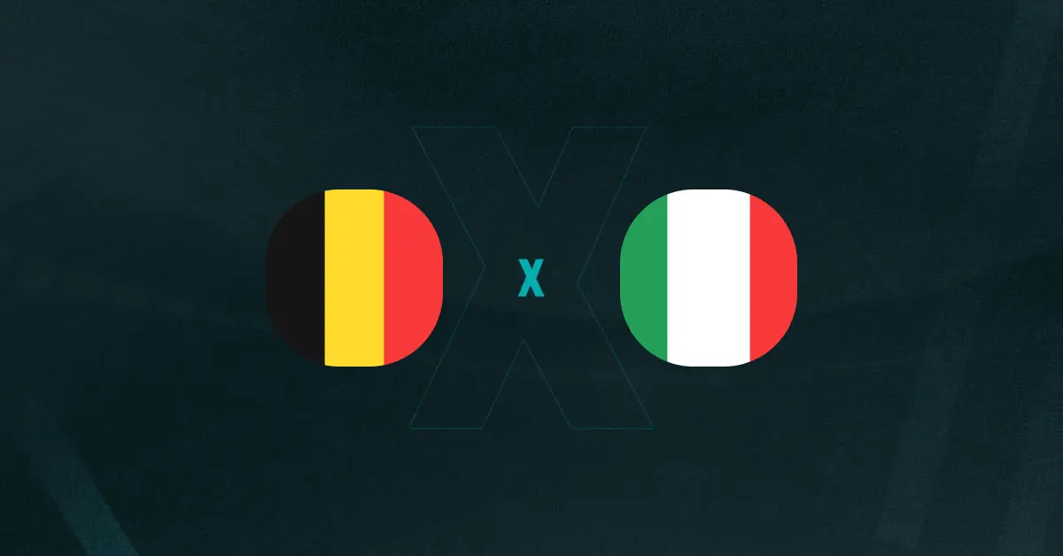 Escudos de Bélgica x Itália