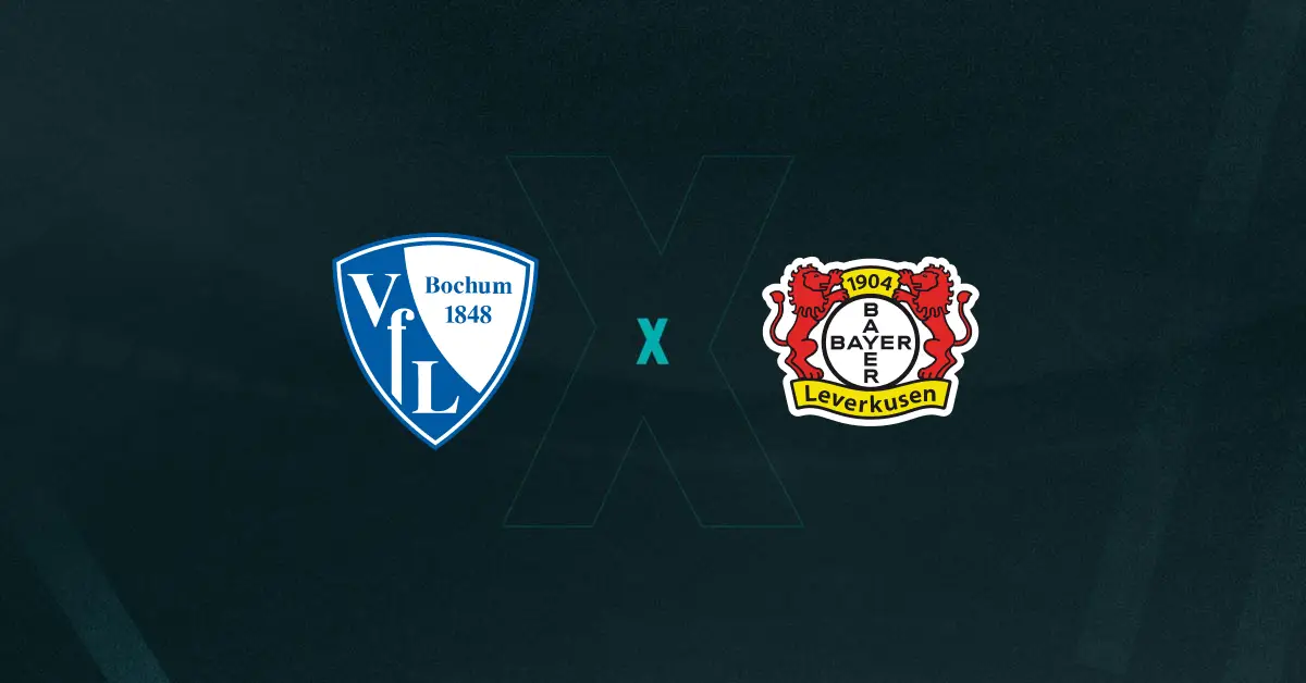 Escudos de Bochum x Leverkusen, que se enfrentam em amistoso