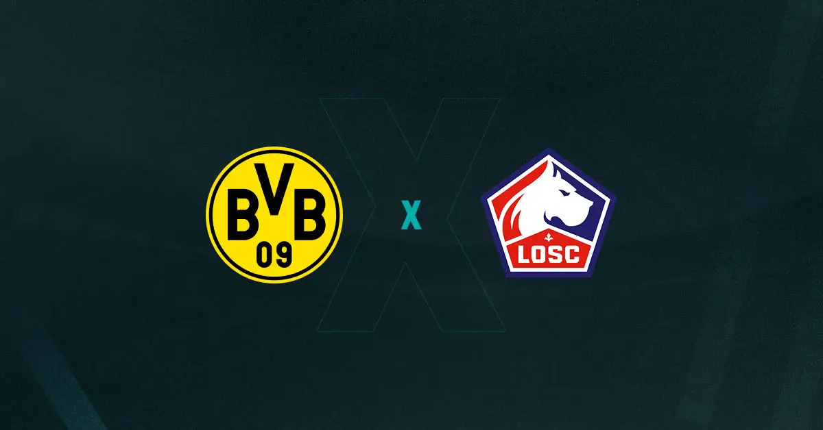 Escudos de Borussia Dortmund x Lille