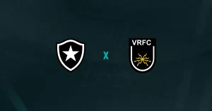 Escudos de Botafogo x Volta Redonda, que se enfrentam pelo Campeonato Carioca