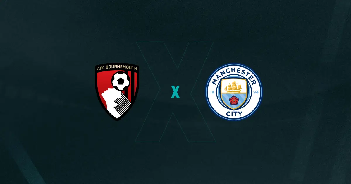 escudos de Bournemouth x Manchester City