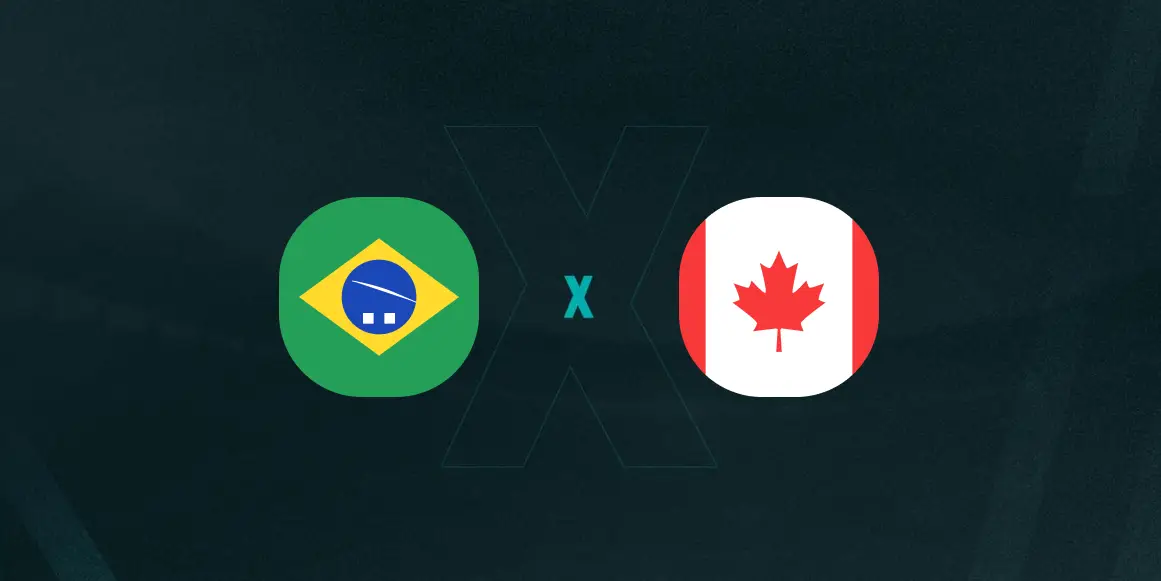 Escudos de Brasil x Canadá