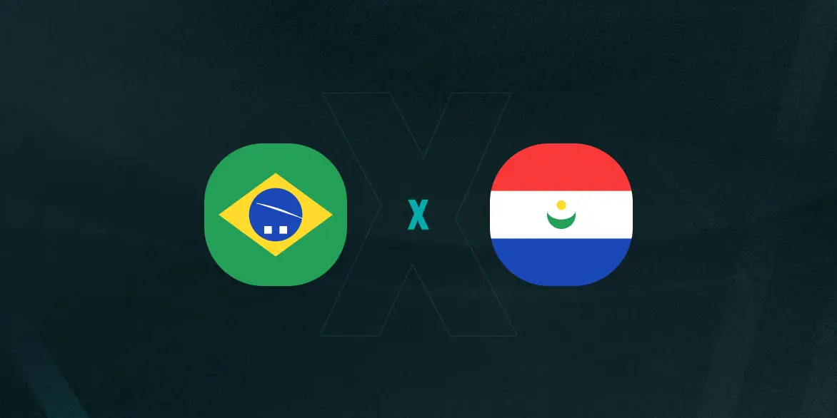 Escudos de Brasil x Paraguai