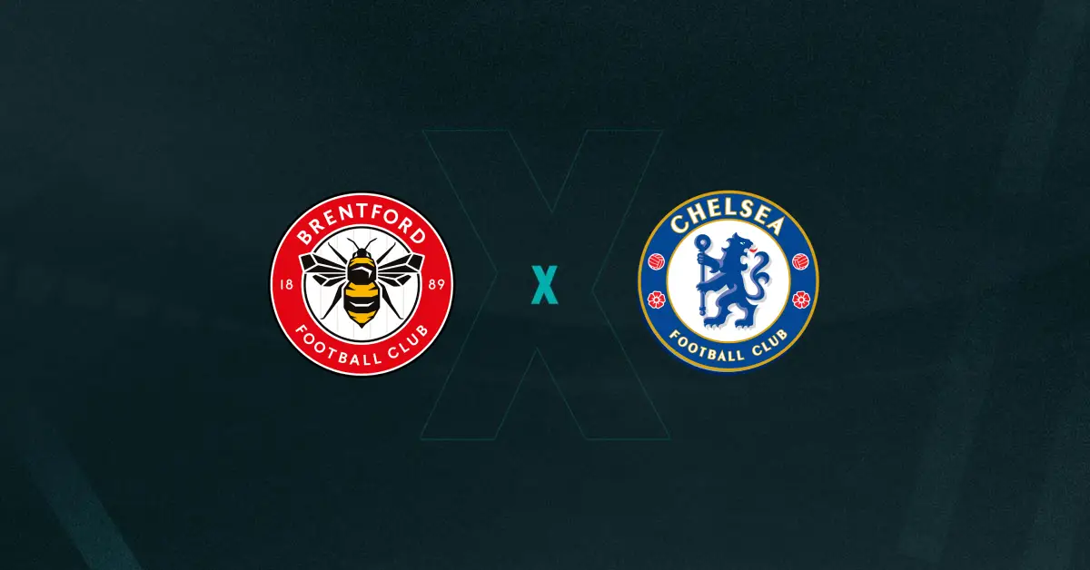 Escudos de Brentford x Chelsea