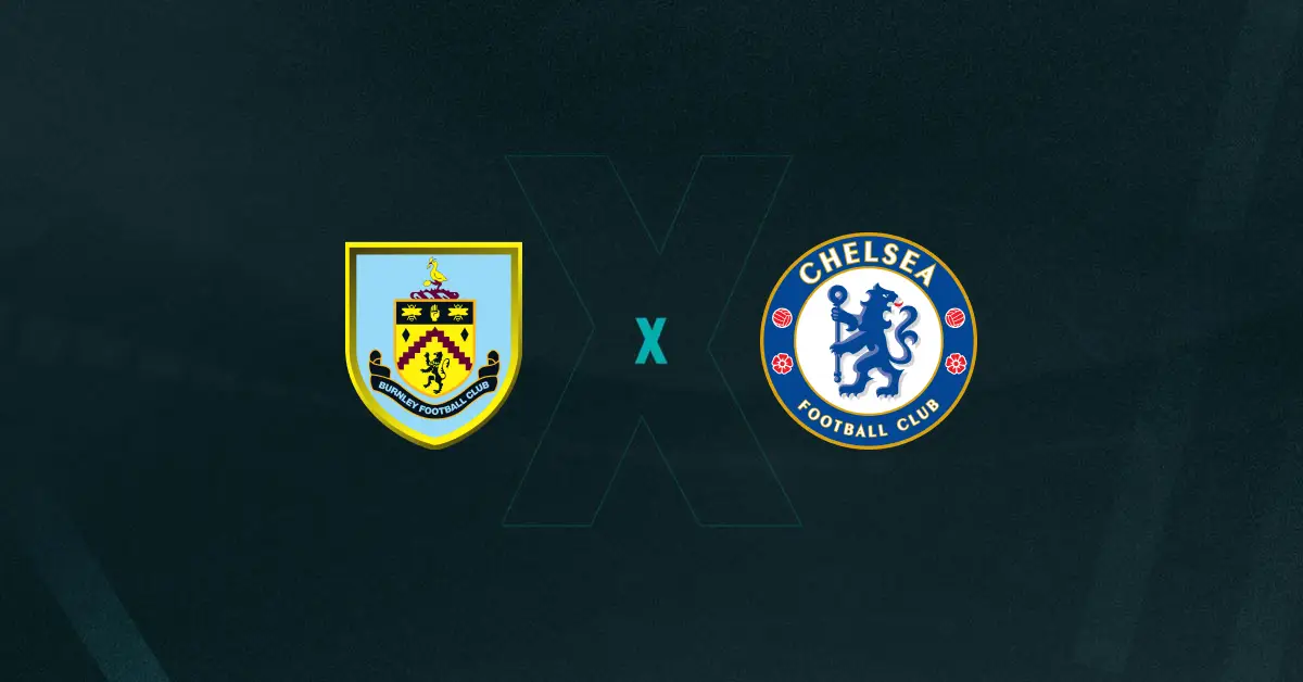 Escudos de Burnley x Chelsea