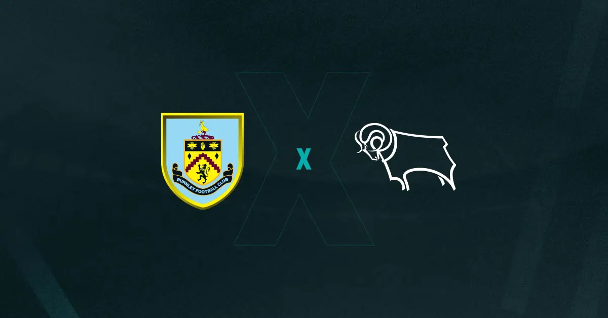 Escudos de Burnley x Derby County