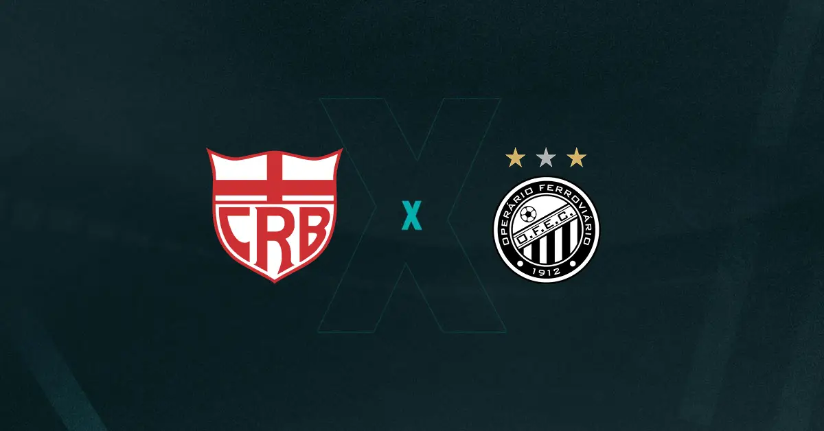 Escudos de CRB x Operário-PR