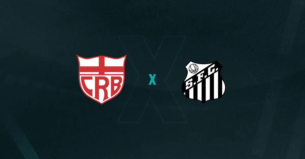Escudos de CRB x Santos