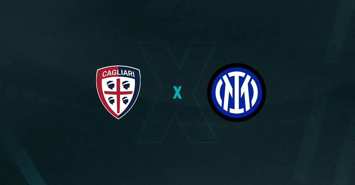Escudos de Cagliari x Inter de Milão