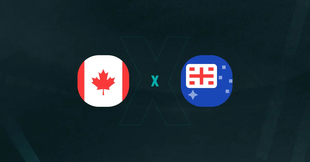 Escudos de Canadá x Austrália, que se enfrentam em amistoso