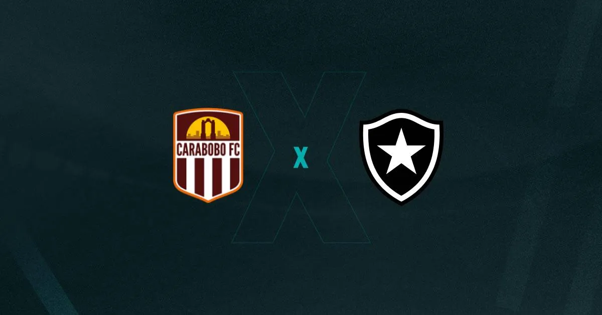 Escudos de Carabobo e Botafogo, que duelam pela Copa Libertadores