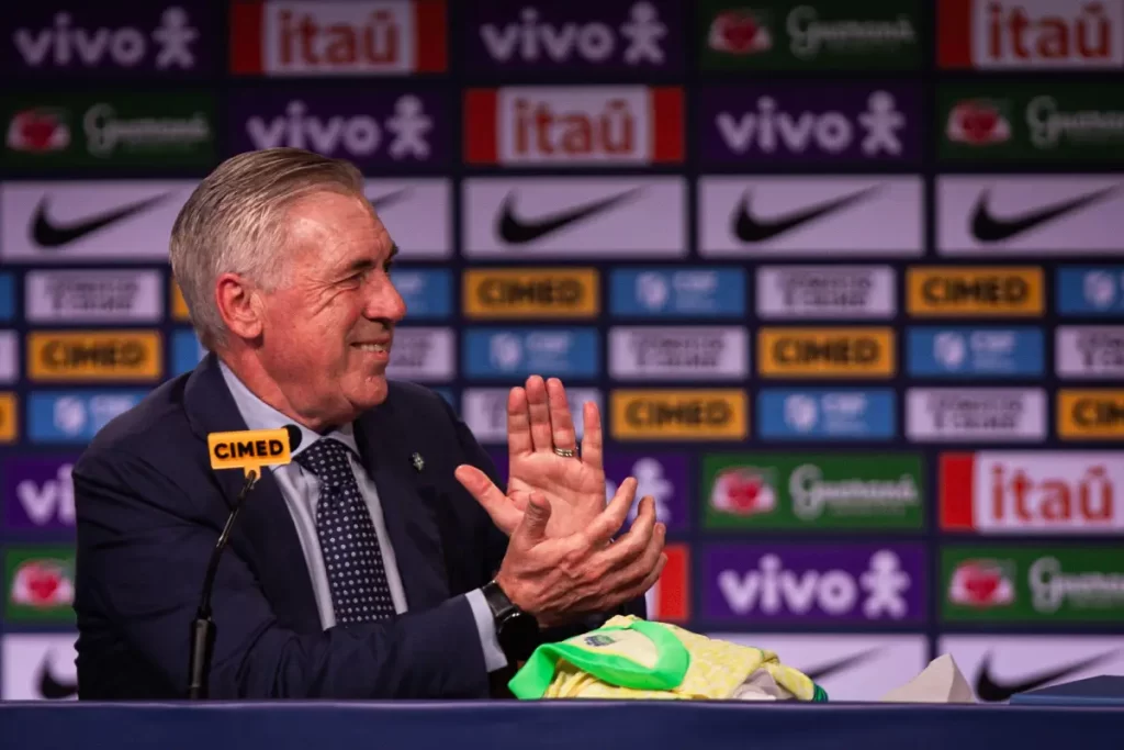 Ancelotti divulga a lista de convocados da Seleção