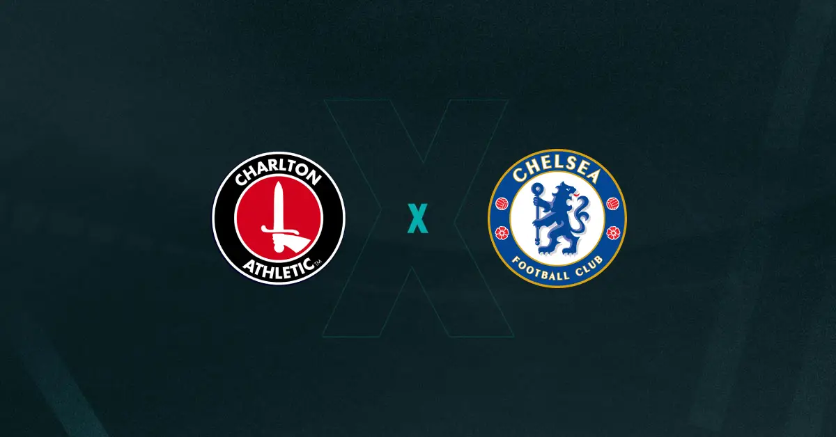 Escudos de Charlton x Chelsea