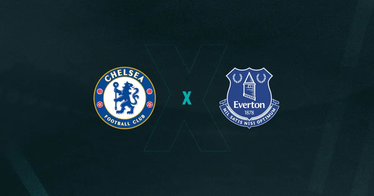 Escudos de Chelsea x Everton