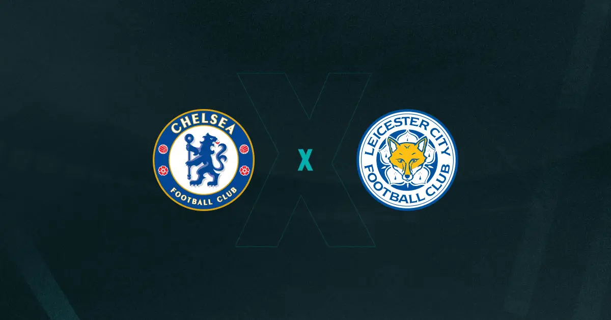 Escudos de Chelsea x Leicester