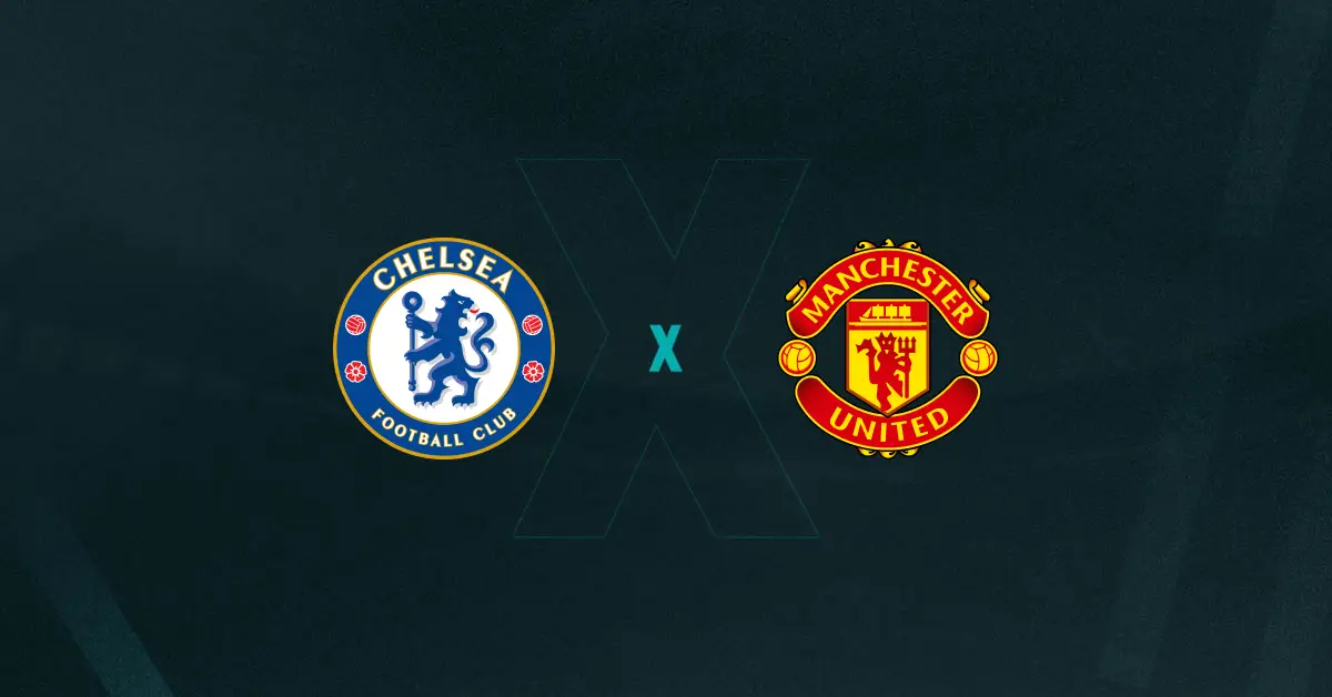 Escudos de Chelsea x Manchester United