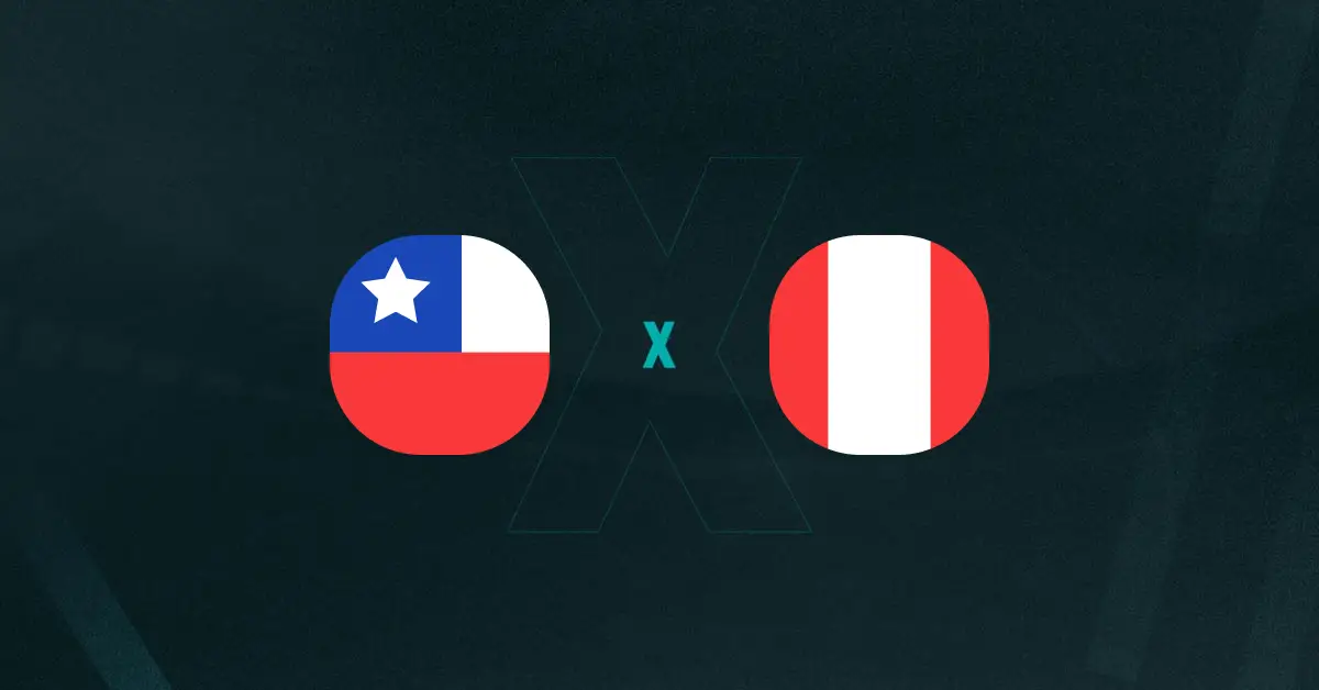 Escudos de Chile x Peru, que se enfrentam em amistoso