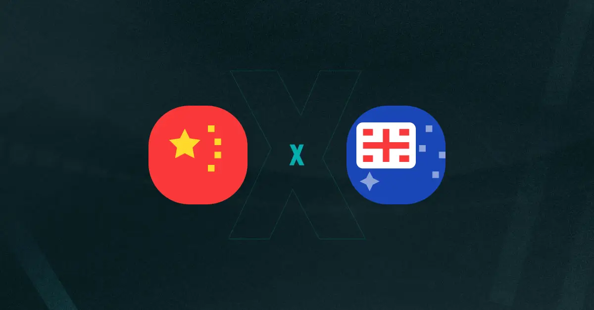 Escudos de China x Austrália