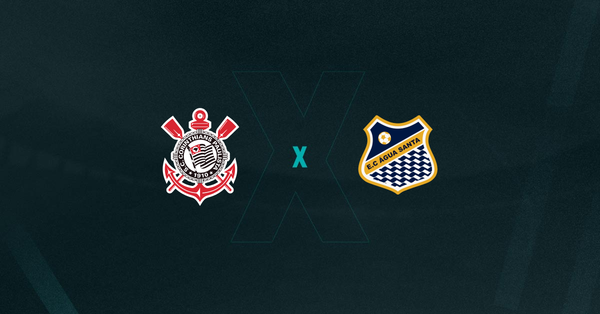 Corinthians e Água Santa-SP se enfrentam hoje pelo Paulistão.