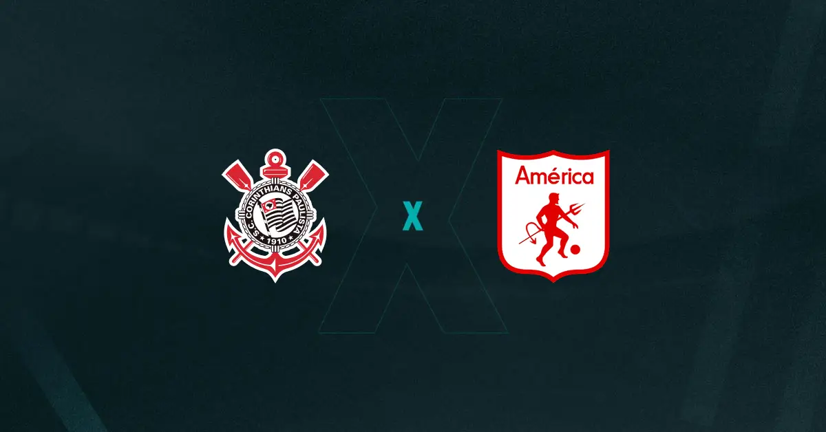 Escudos de Corinthians x América de Cali