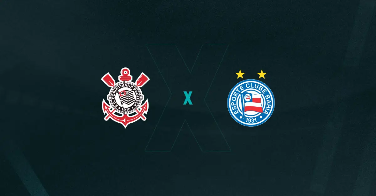 Corinthians e Bahia têm a mesma pontuação no Brasileirão 2024