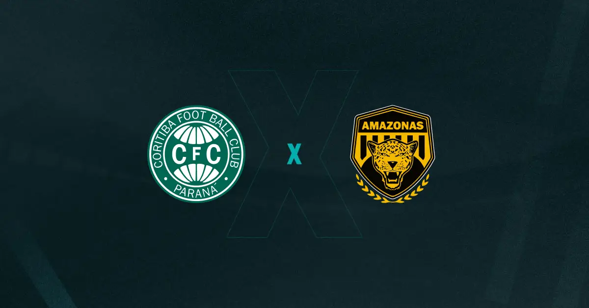 Escudos de Coritiba e Amazonas, que duelam pela Série B